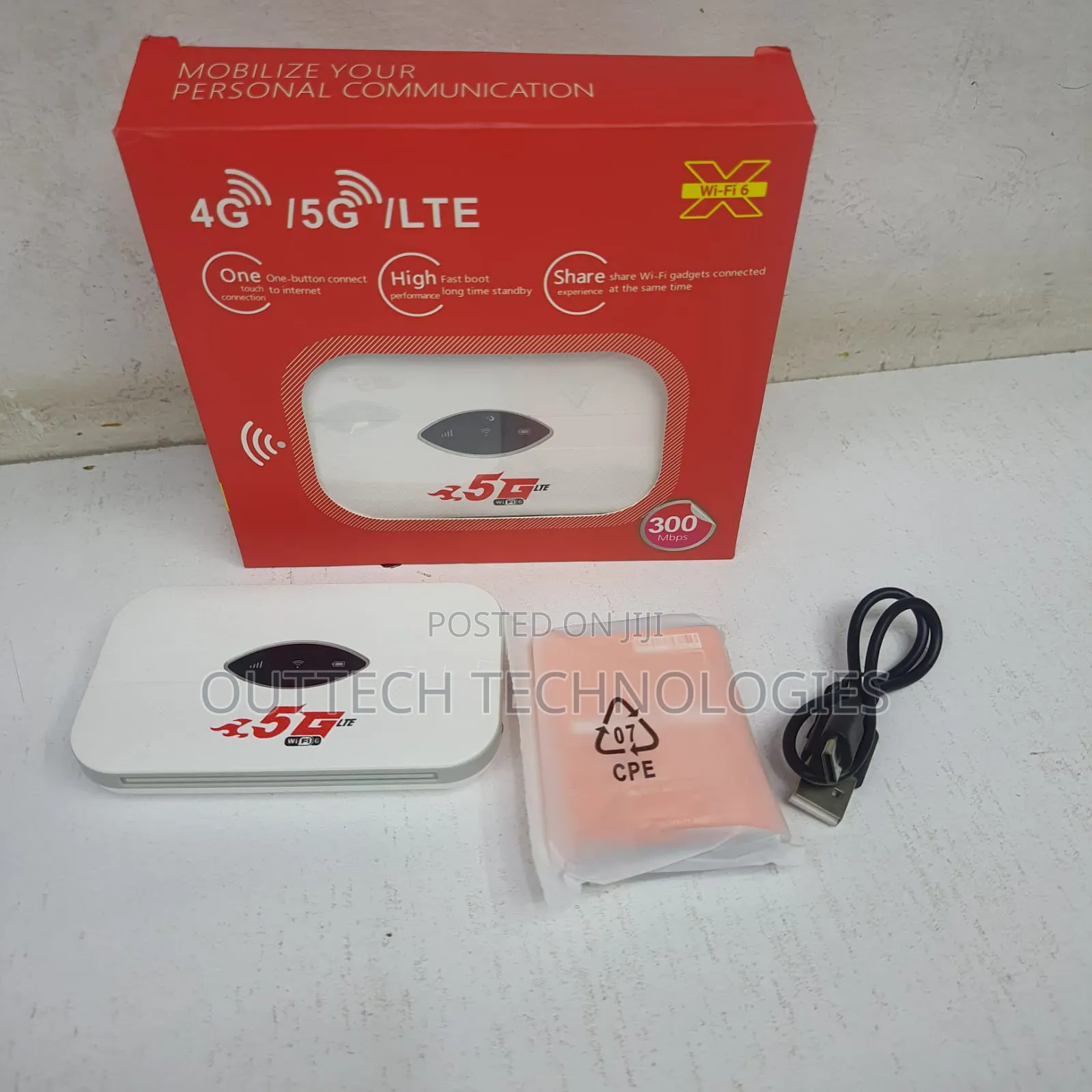 5G LTE Portable Mifi Compatible With Faiba Simcard