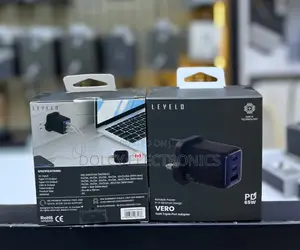 LEVELO Vero Gan Triple Port Adapter -65w