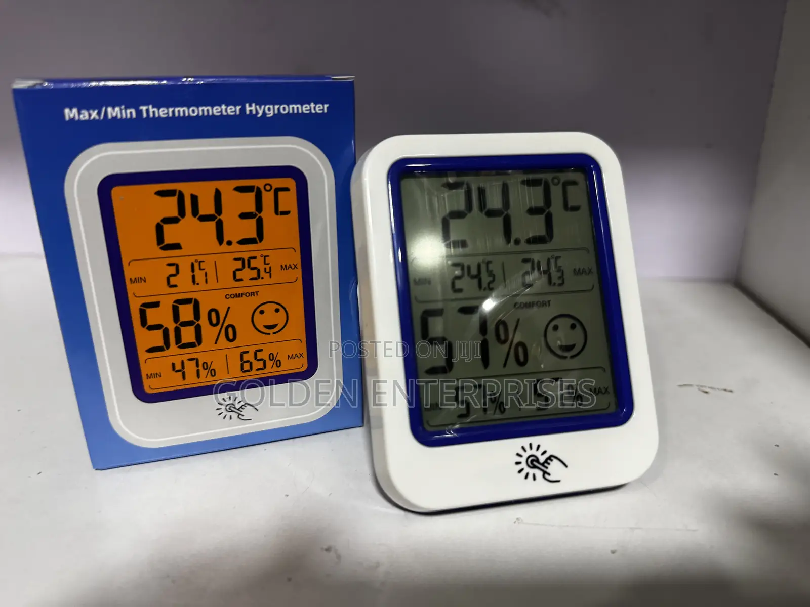 Smart Indoor Thermometer Hygrometer With Comfort Level Indicator