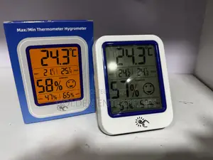 Smart Indoor Thermometer Hygrometer With Comfort Level Indicator
