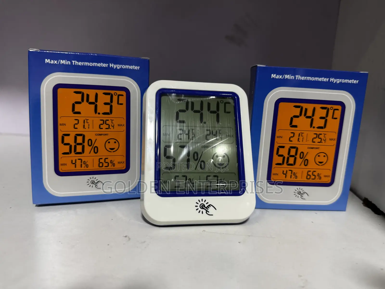LCD Room Temperature Humidity Meter With Max/Min Memory Function
