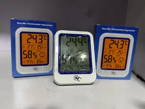 LCD Room Temperature Humidity Meter With Max/Min Memory Function