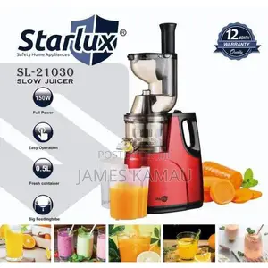 Starlux Electric Slow Juicer With Powerful Motor 2 Outlets