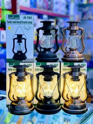 JS-T93 Solar and Hand Crank Lamp
