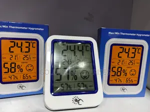 Digital Temperature and Humidity Monitor for Home, Office Nursery