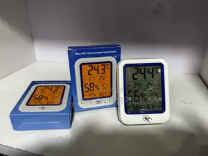 High-Precision Indoor Thermometer Hygrometer With Large LCD Display