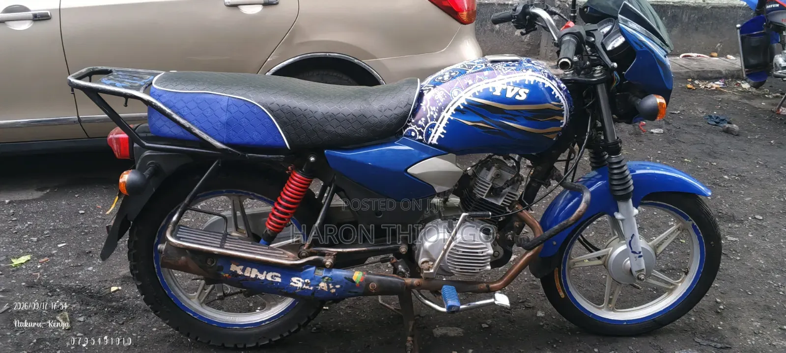 TVS HLX Plus ES 2025 Blue