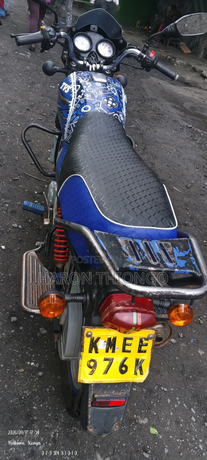 TVS HLX Plus ES 2025 Blue