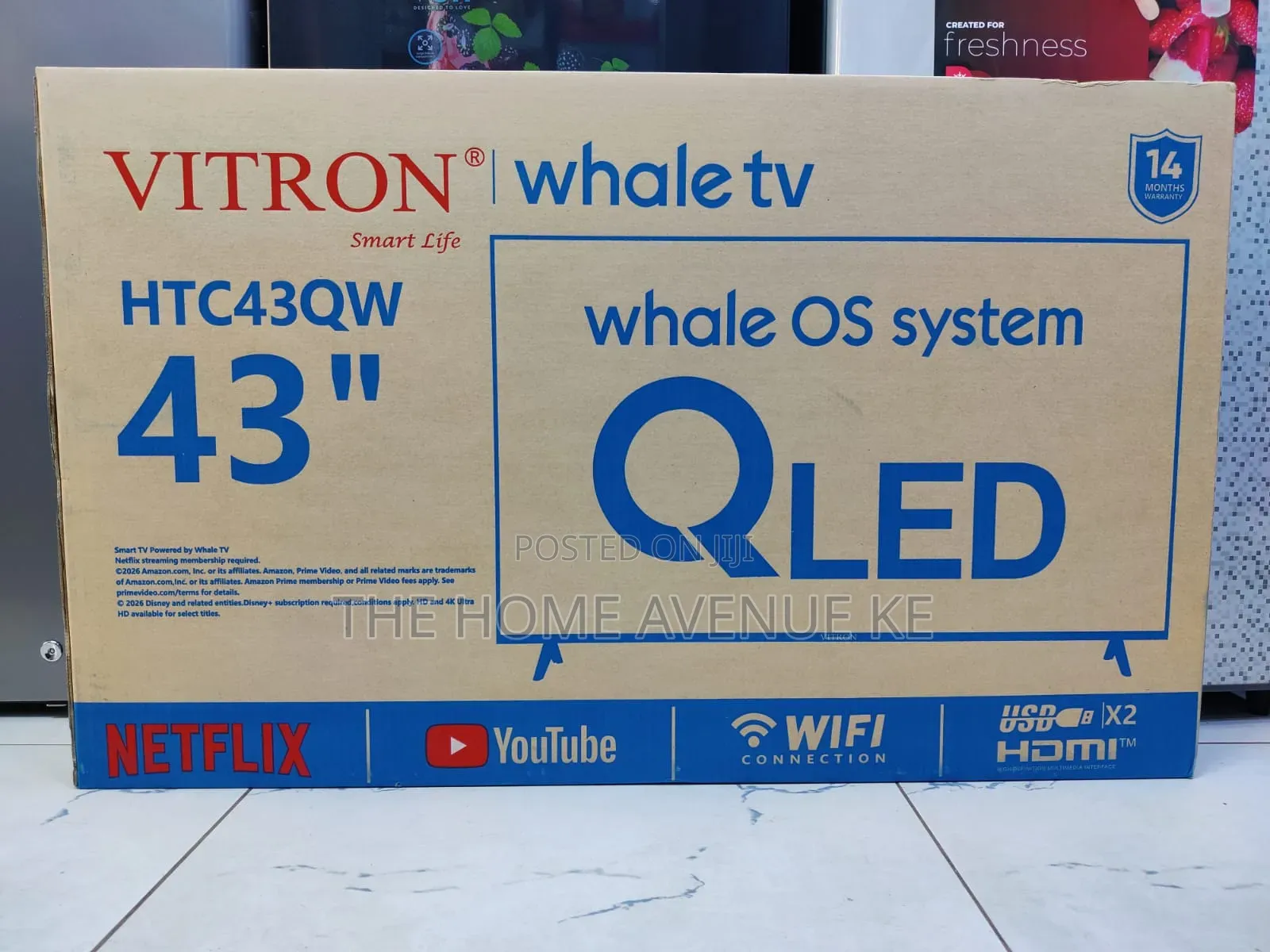 Vitron 43 Inches Whale OS System QLED TV