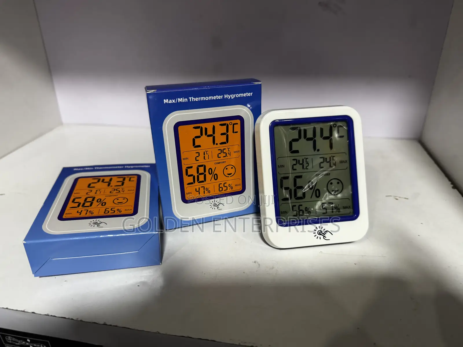 Max/Min Temperature Humidity Gauge for Home, Greenhouse Office