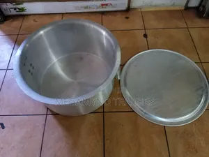 40 LTR Aluminum Sufuria With Handle and Lid
