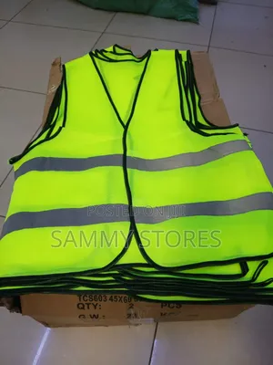 Heavy-Duty Orange Reflective Safety Vest