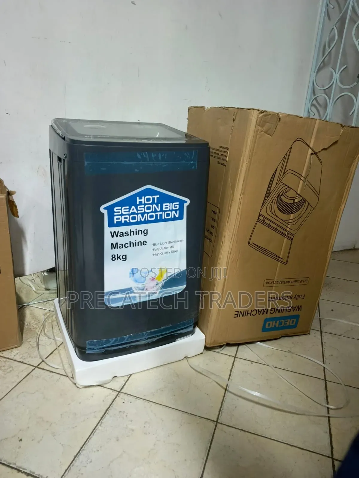 Decho 8KG Automatic Washing Machine – Top Load