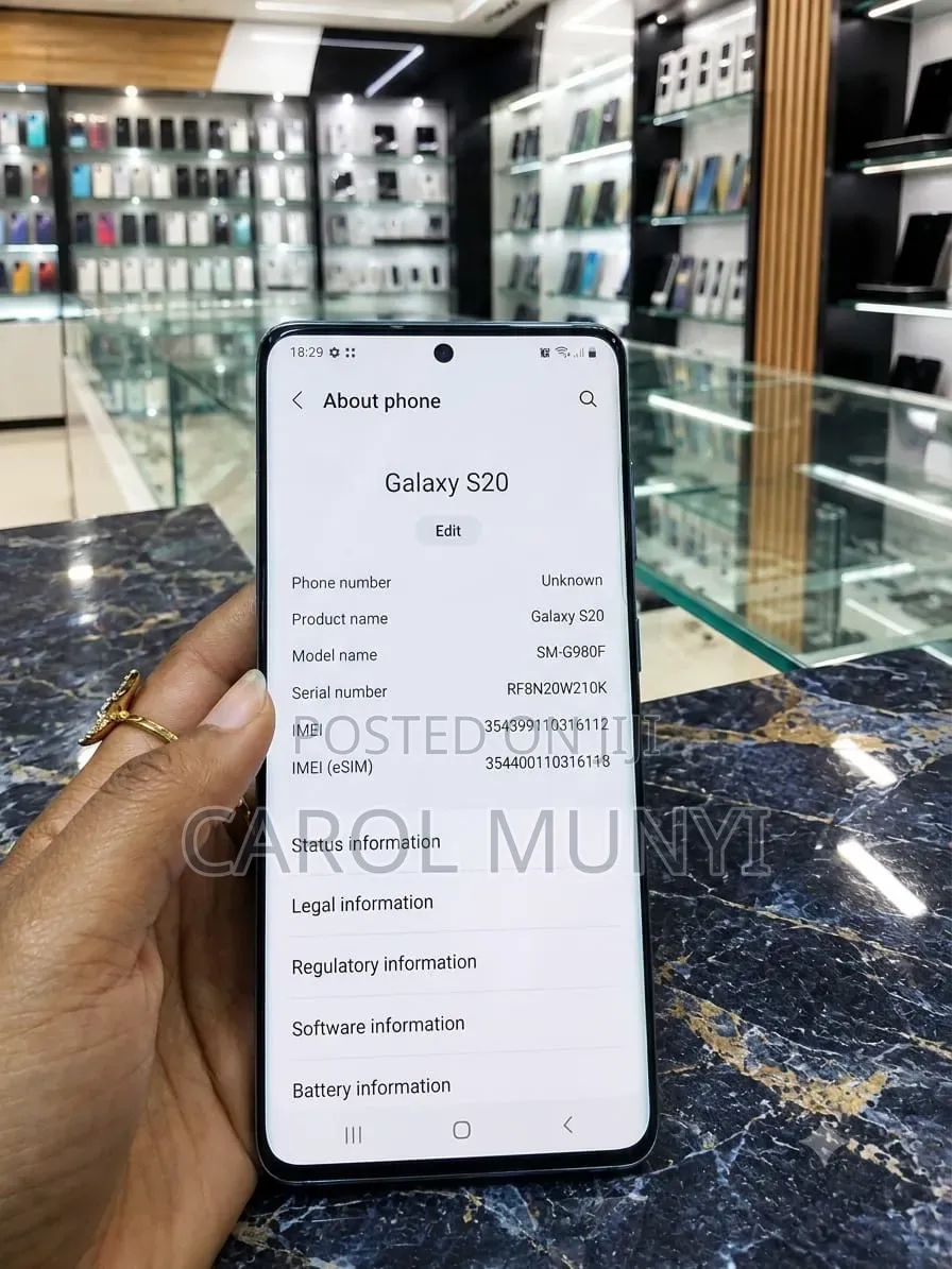 Samsung Galaxy S20 128 GB Black