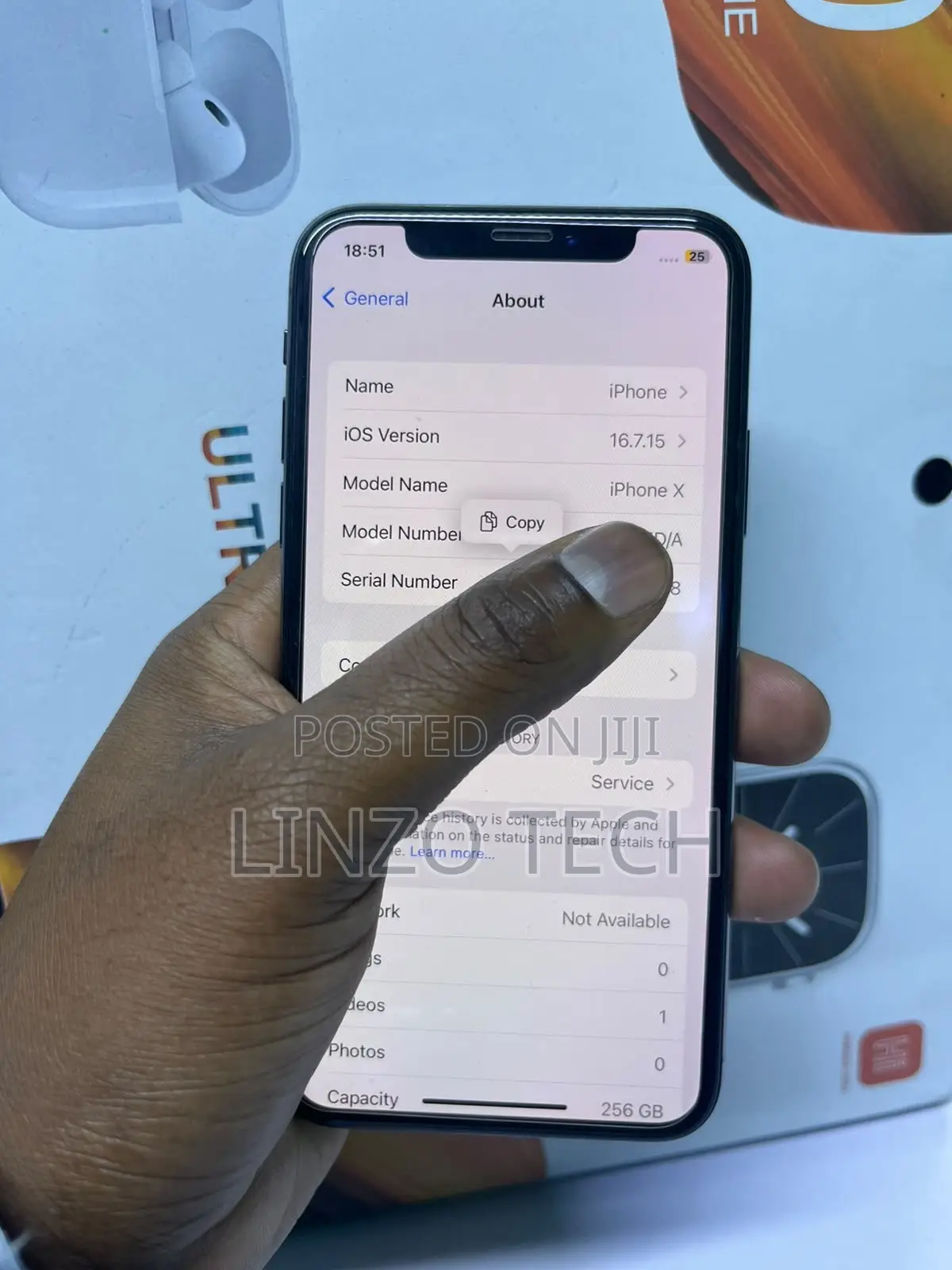Apple iPhone X 256 GB Black