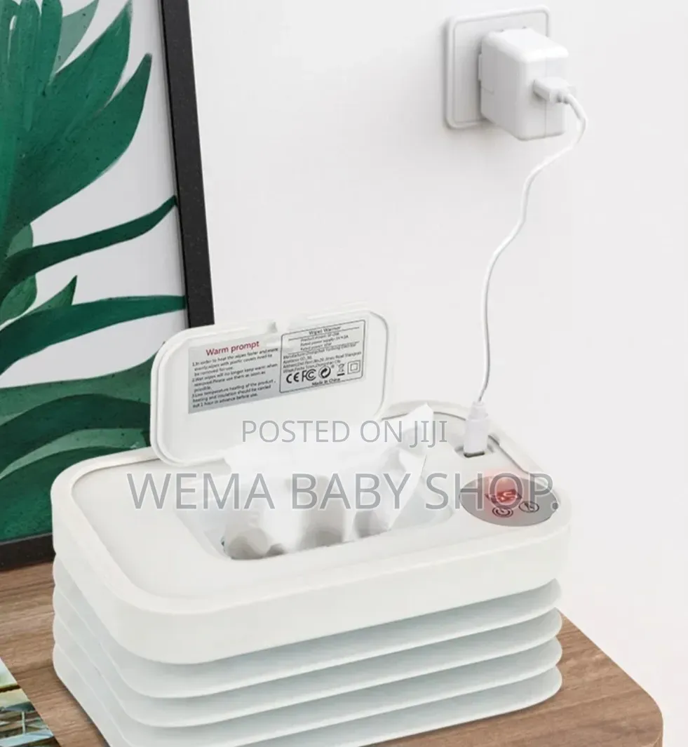 Foldable/Portable/Collapsible Baby Digital Wipes Warmer and Dispenser