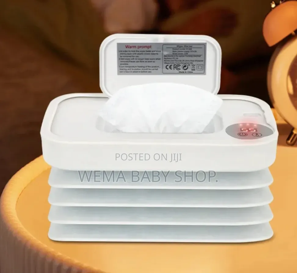 Foldable/Portable/Collapsible Baby Digital Wipes Warmer and Dispenser