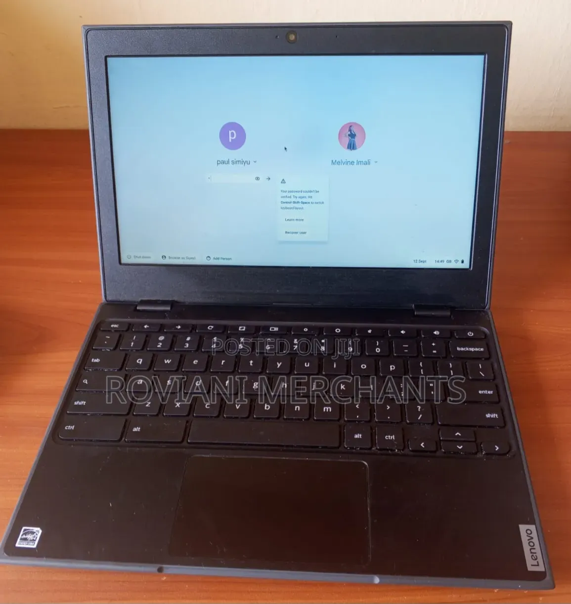 Laptop Lenovo 100e 4GB eMMC 32GB