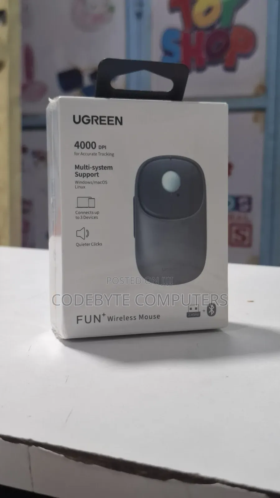 UGREEN FUN+ Wireless Mouse Blue
