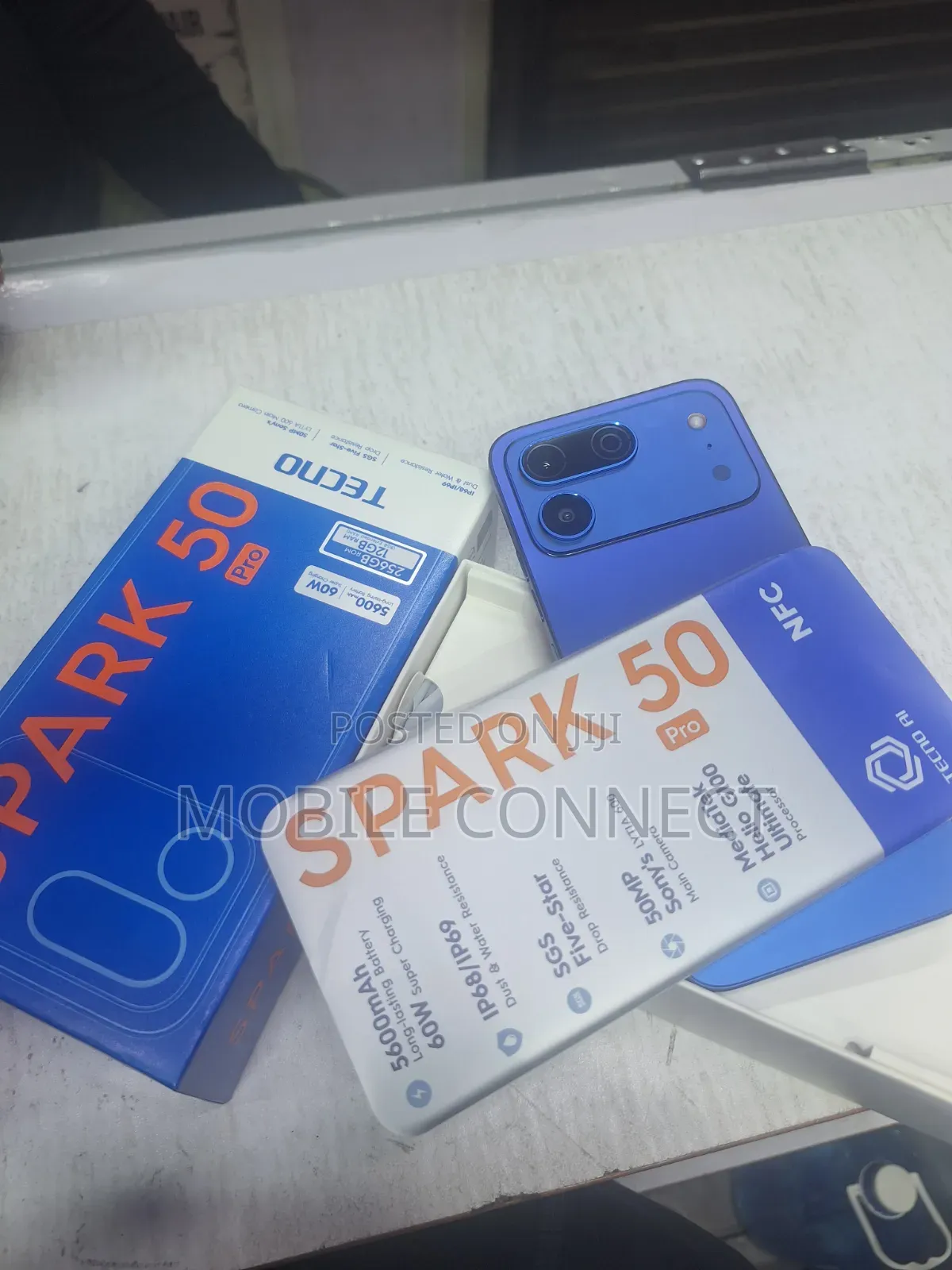 New Tecno Spark 50 Pro 256 GB Blue