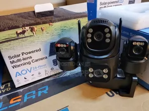 4 Lens Solar CCTV Camera 4G