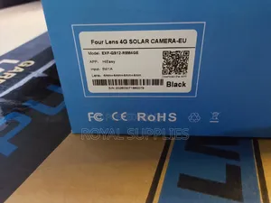 4 Lens Solar CCTV Camera 4G