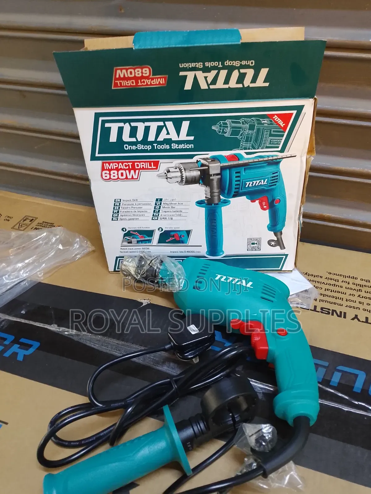 Total Impact Drill With Hammer 680w