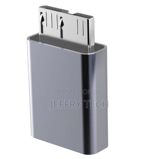 USB 2.0 Type C Female to USB 3.0 Micro B Male Adapter Plug Data Sync C - main view