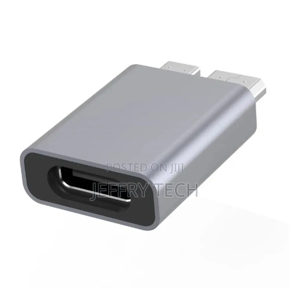 USB 2.0 Type C Female to USB 3.0 Micro B Male Adapter Plug Data Sync C