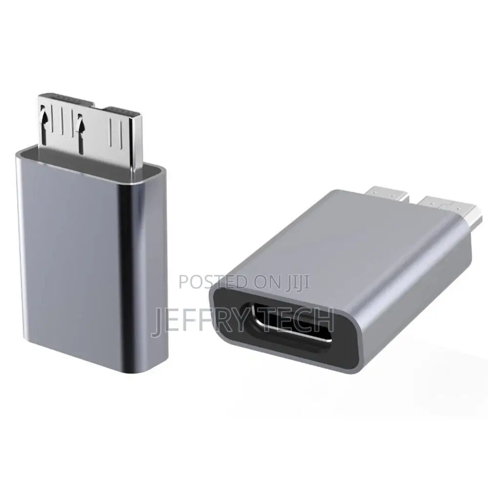 USB 2.0 Type C Female to USB 3.0 Micro B Male Adapter Plug Data Sync C