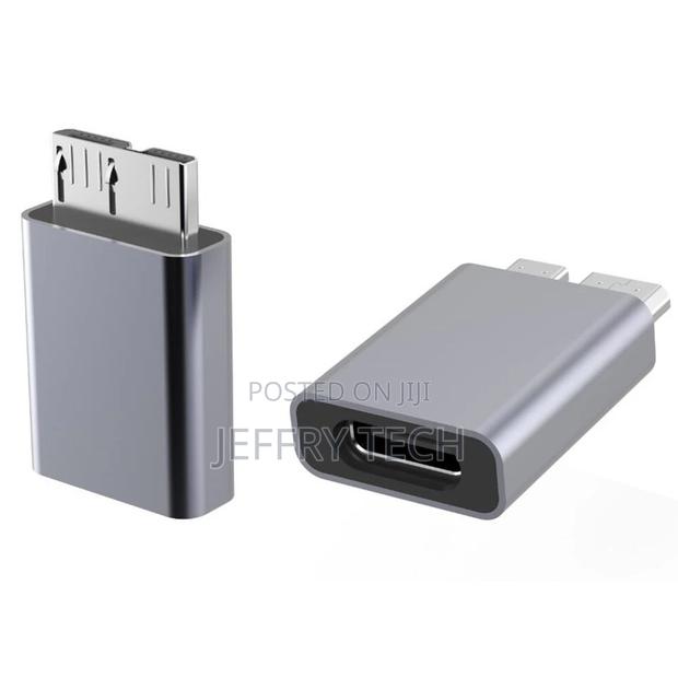 USB 2.0 Type C Female to USB 3.0 Micro B Male Adapter Plug Data Sync C - thumbnail 4