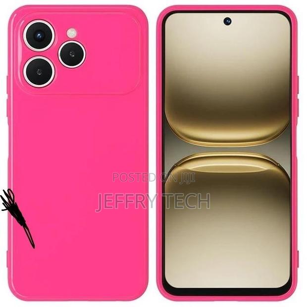 Soft Flexible Silicone Case for TECNO Spark 40, Shockproof Anti-Scratc - thumbnail 2