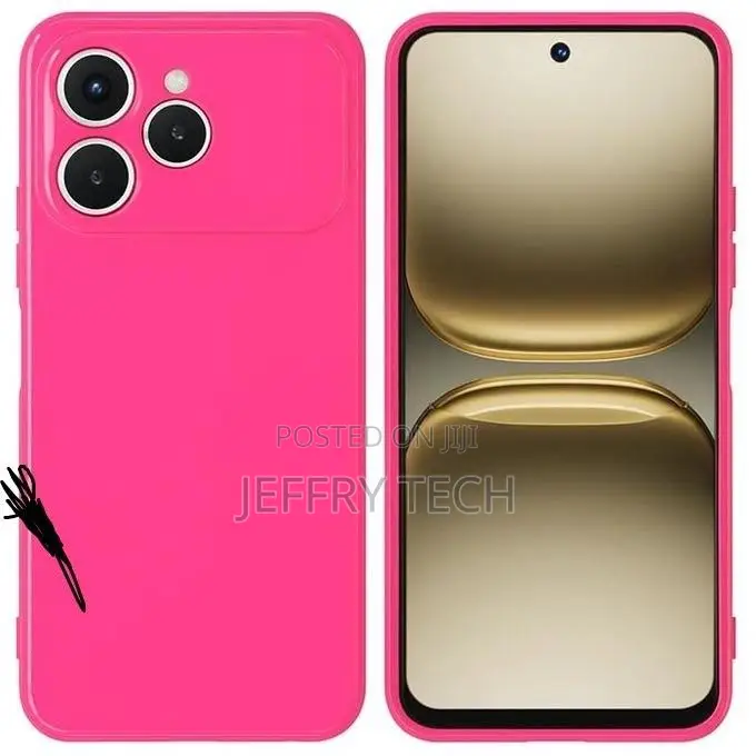 Soft Flexible Silicone Case for TECNO Spark 40, Shockproof Anti-Scratc