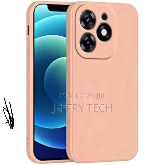 Soft Flexible Silicone Case for Infinix Smart 8, Shockproof Anti-Scrat