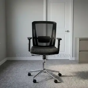 Mid-Back Ergonomic Swivel Secretary Chair.