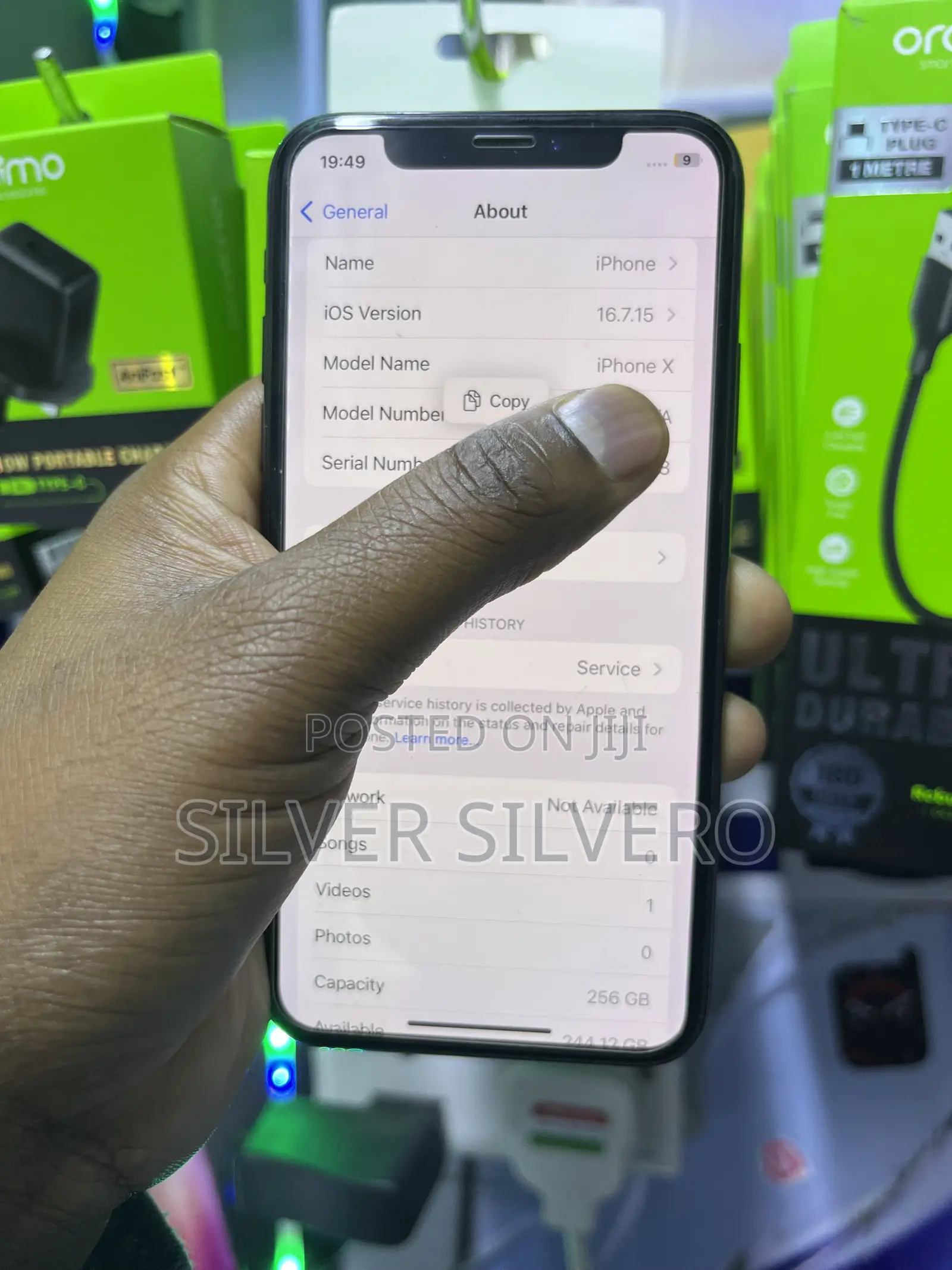 Apple iPhone X 256 GB Black