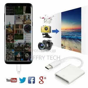 USB C SD Card Reader Type-C to SD Card Camera Reader Adapter for Andro