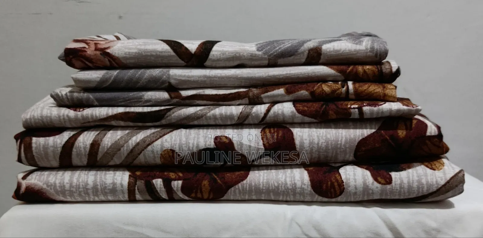 Pure Cotton King Size Bedsheets With 4pillow Cases