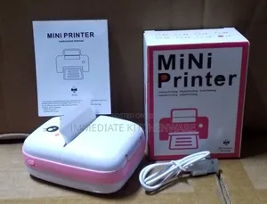 Portable Mini Pocket Bluetooth Thermal Printers With 3 FREE Rolls