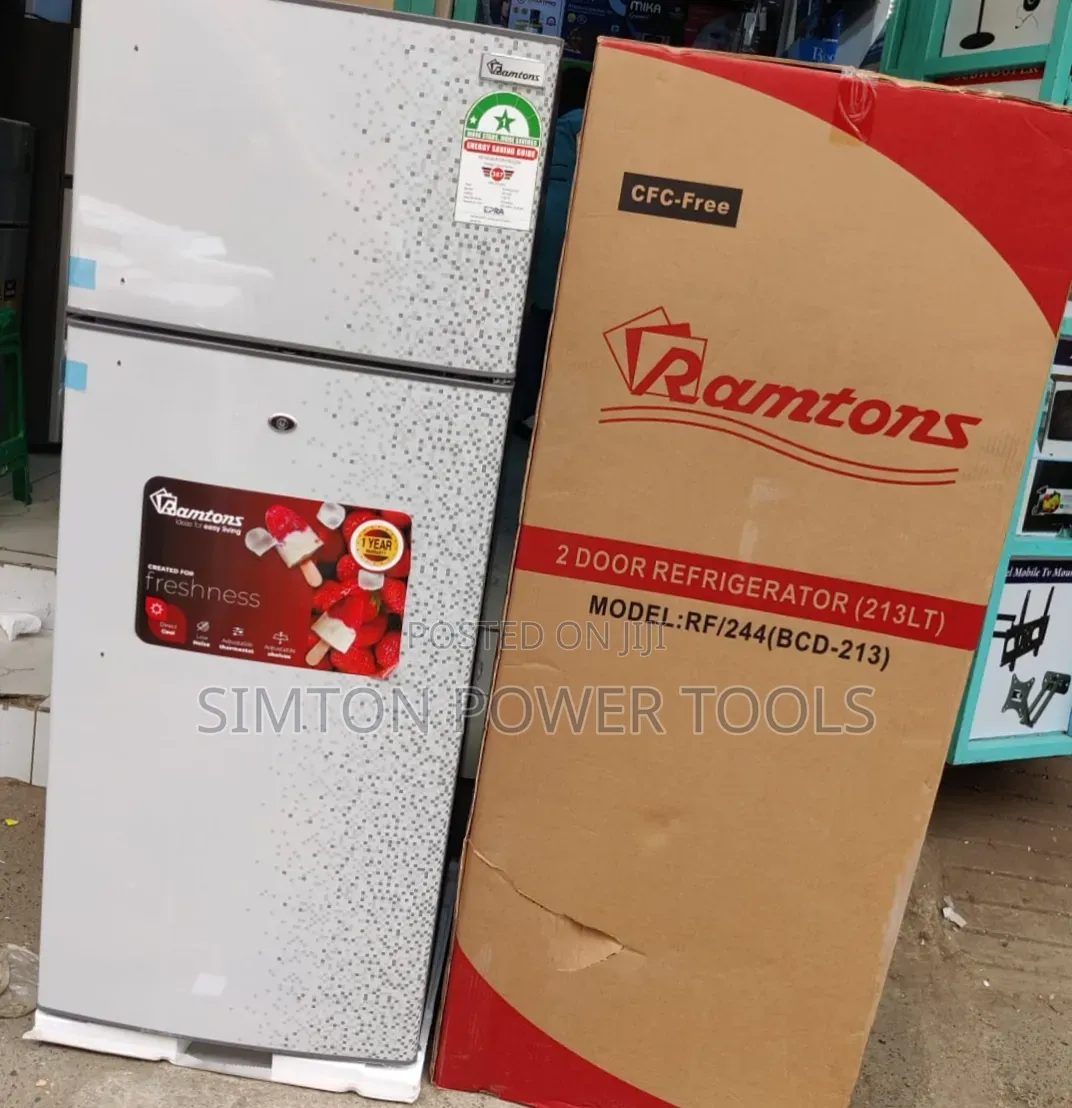 Ramtons 2-Door Direct Cool Refrigerator (213 Liters),