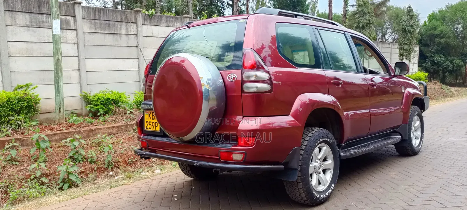 Toyota Land Cruiser Prado 3.0 D-4D 5dr 2005 Red