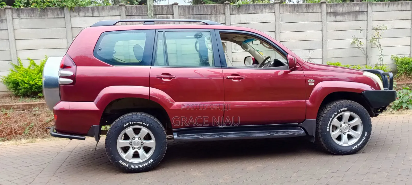 Toyota Land Cruiser Prado 3.0 D-4D 5dr 2005 Red