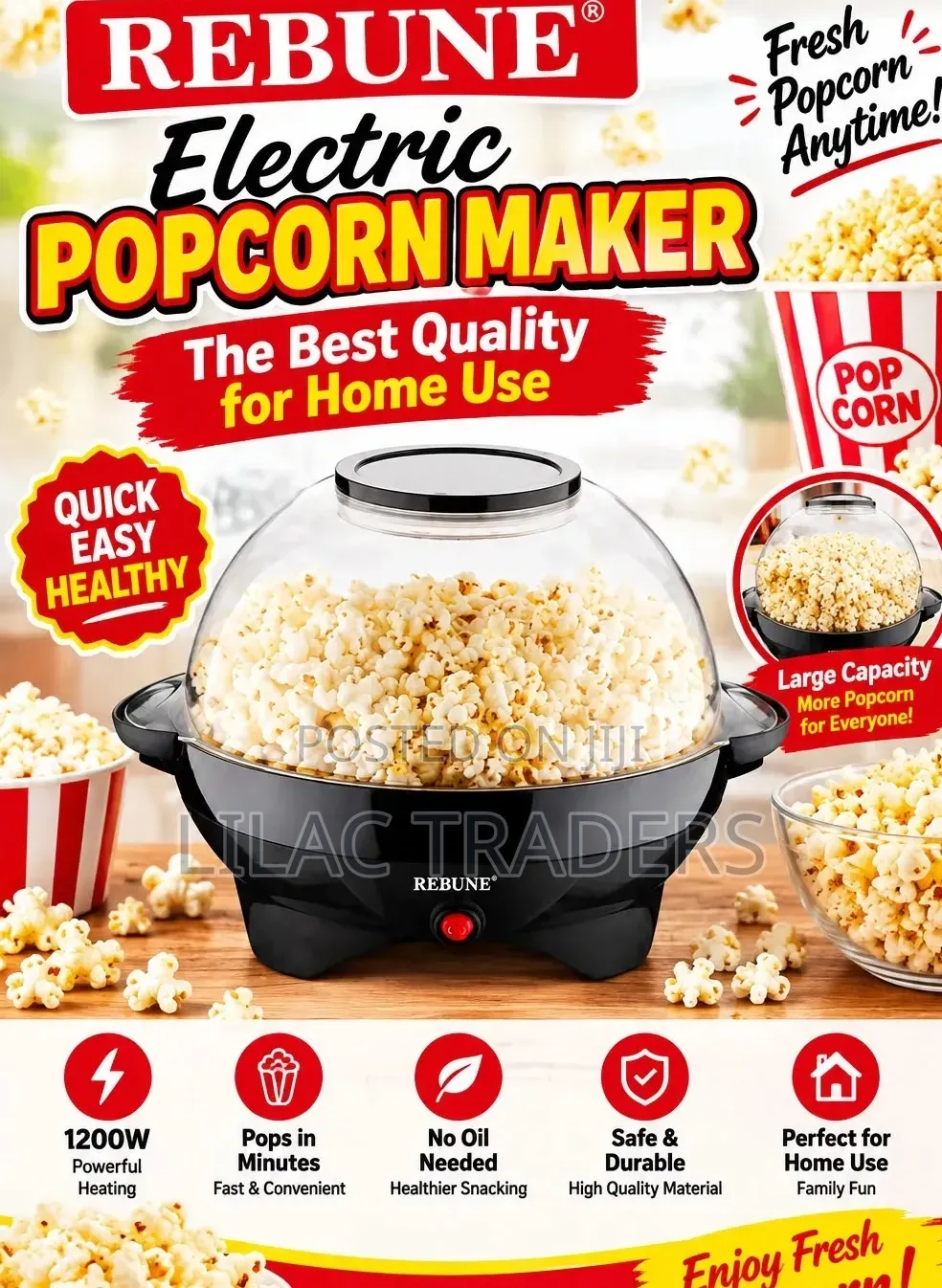 *Rebune Popcorn Maker* Je