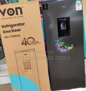 VON VRS-170DRAG Single Door Refrigerator.