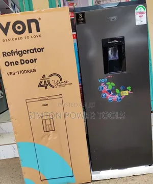 VON VRS-170DRAG Single Door Refrigerator.