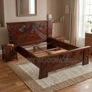 Ornate Carved Statement Bed