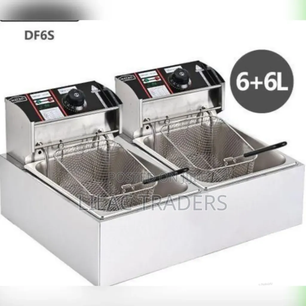 *Macro Double Deep Fryer(12ltrs)je