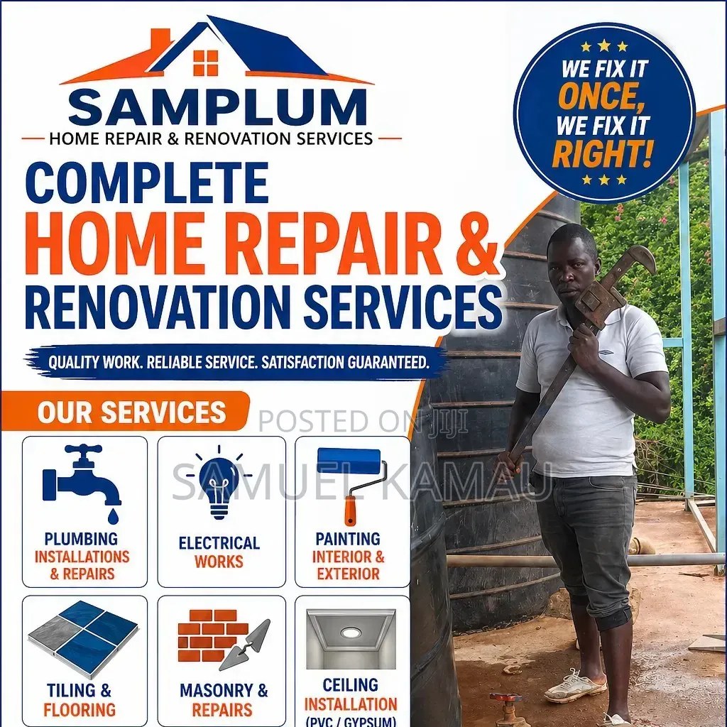Home Repair, Maintenance and Renovation Services