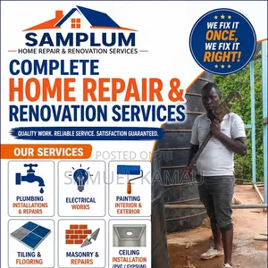 Home Repair, Maintenance and Renovation Services