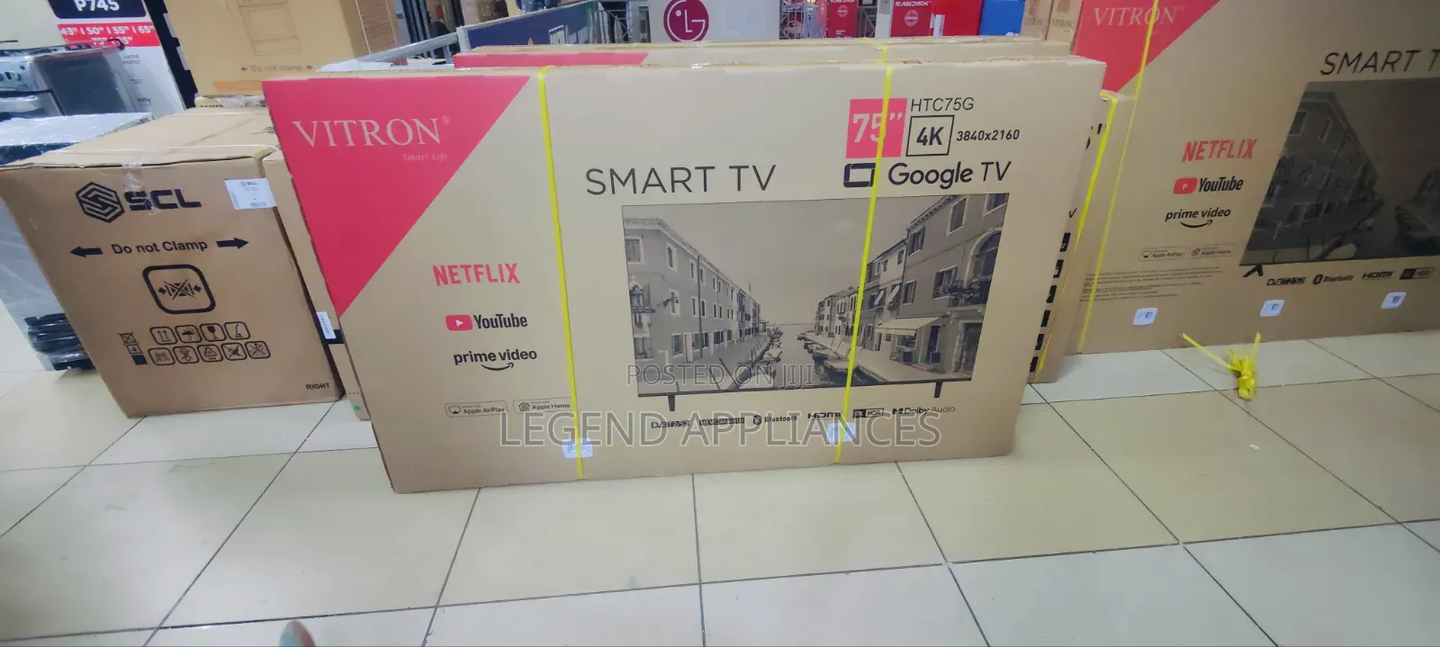 Vitron 75 Inch UHD Smart TV
Web OS